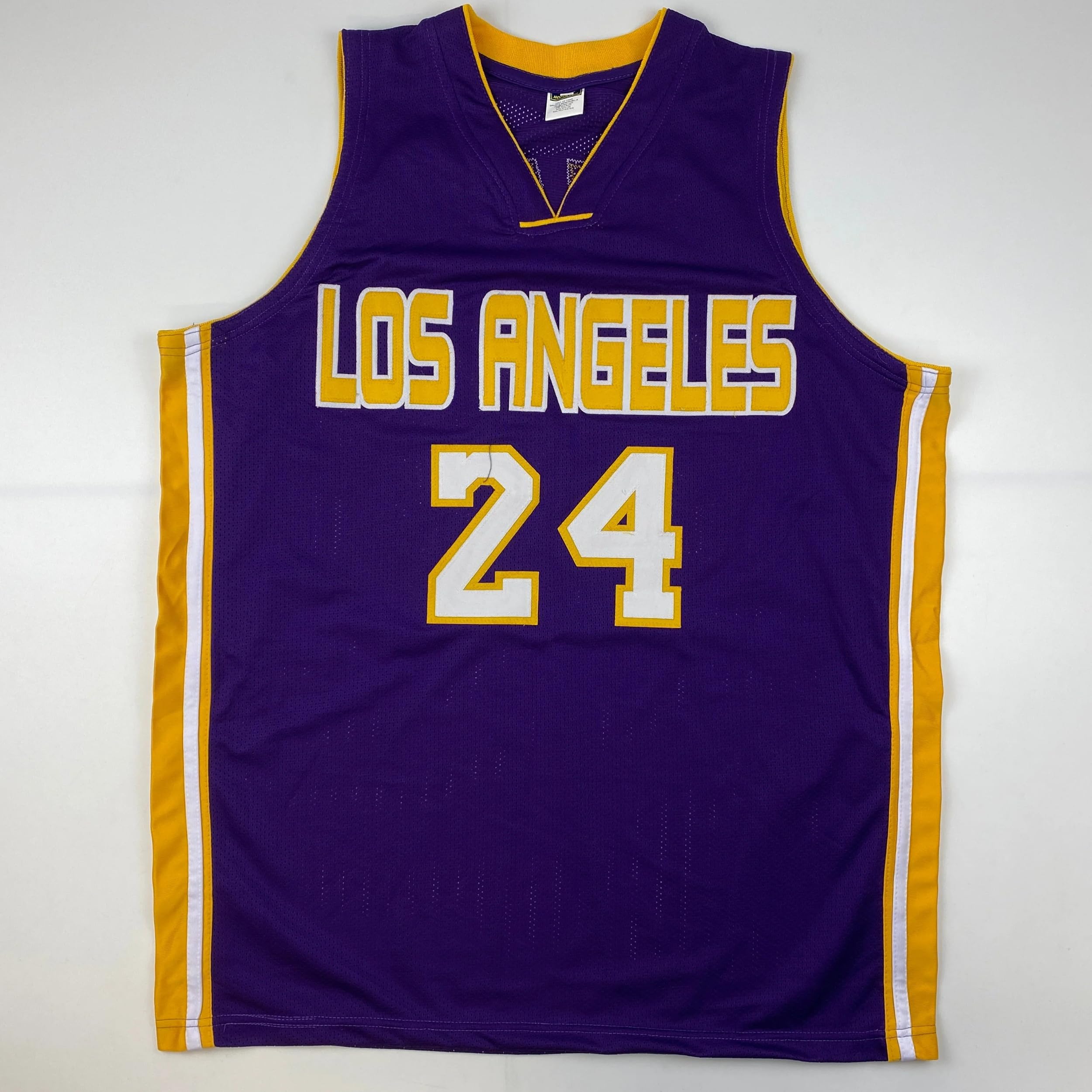 Facsimile Autographed Kobe Bryant #24 Los Angeles LA Purple